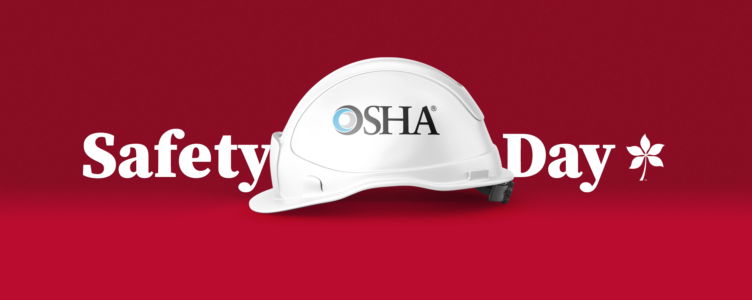 Hard hat with text reading 'Safety Day'