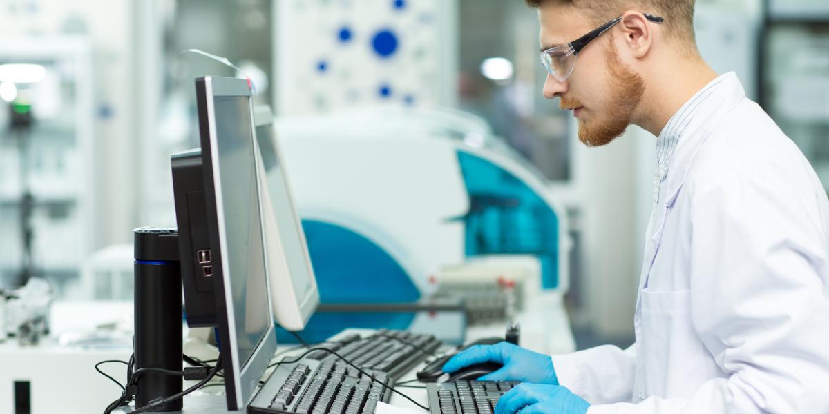 person sitting at desk