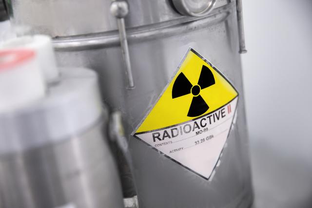 Radiation safety sign