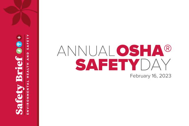 2023 Annual OSHA® Safety Day
