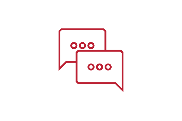 Chat bubble icon