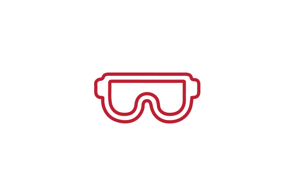 Safety glasses icon